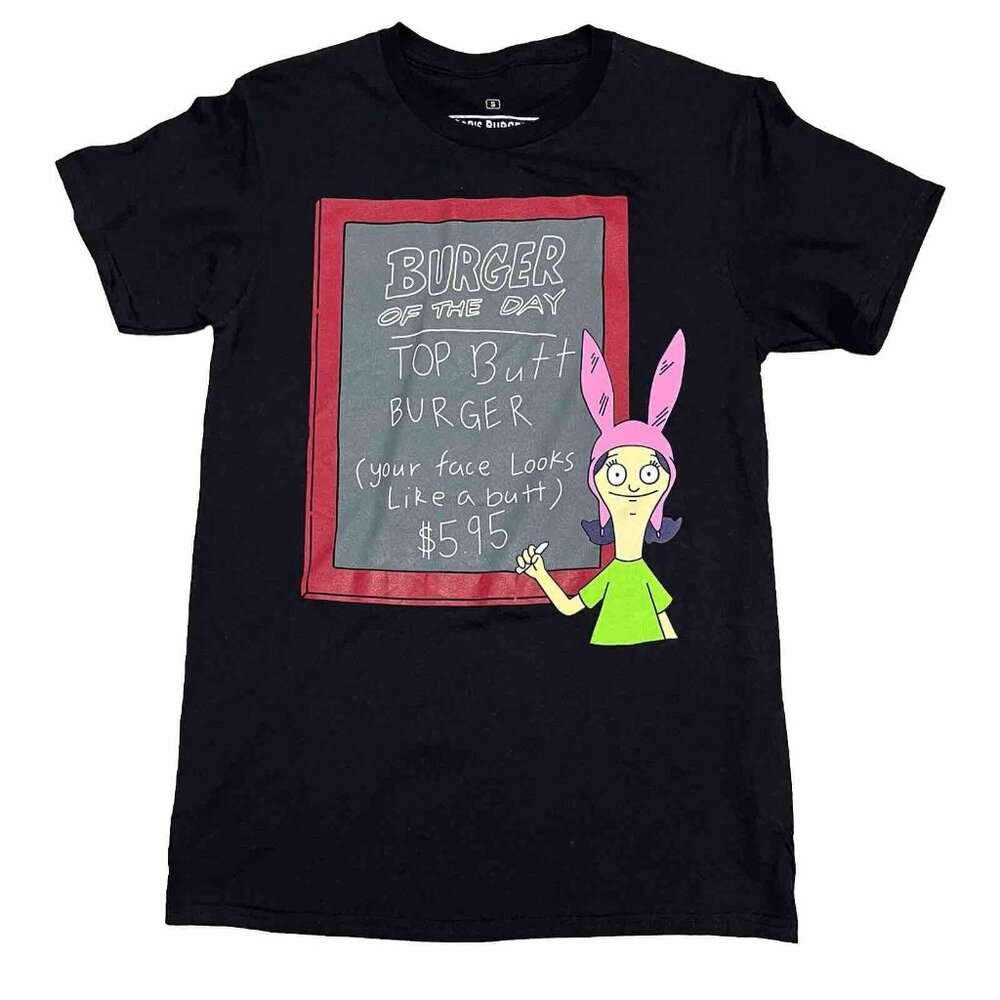 Bob's Burgers Cartoon Louise T-shirt Top Butt Size Small